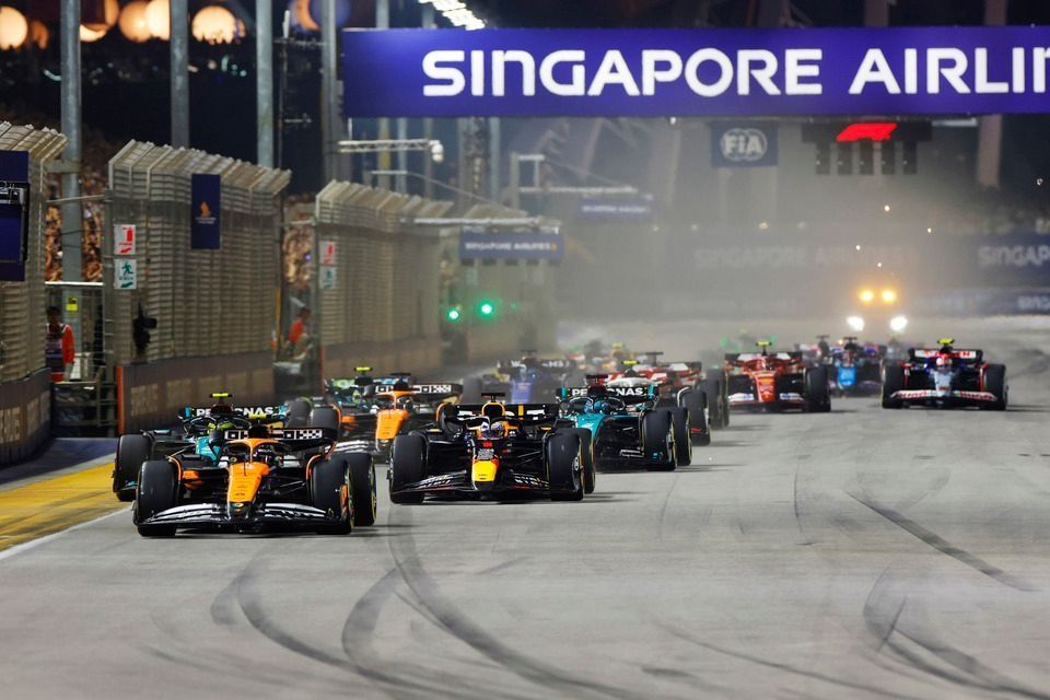 F1シンガポールGP決勝速報｜マクラーレンのノリス敵なし完勝劇