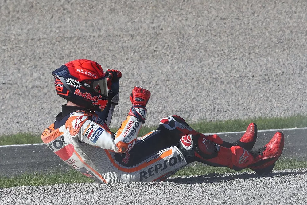 Marc Marquez, Repsol Honda Team after crash