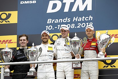 DTM Brands Hatch: Di Resta wint, pech voor Frijns