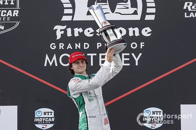 Winner Colton Herta, Harding Steinbrenner Racing Honda