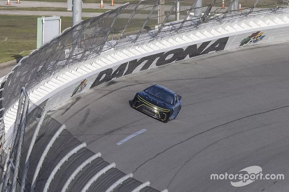 Chris Buescher drives the NASCAR Next gen car