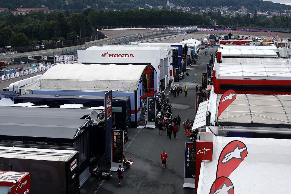 Vista del paddock