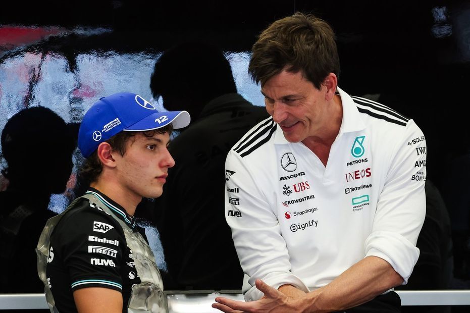 Andrea Kimi Antonelli, Mercedes, Toto Wolff, Mercedes