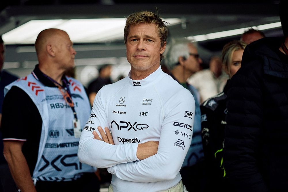 El actor Brad Pitt, en la pel&iacute;cula F1
