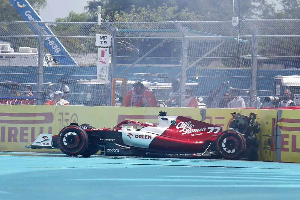 Valtteri Bottas, Alfa Romeo C42 apr&egrave;s sa sortie