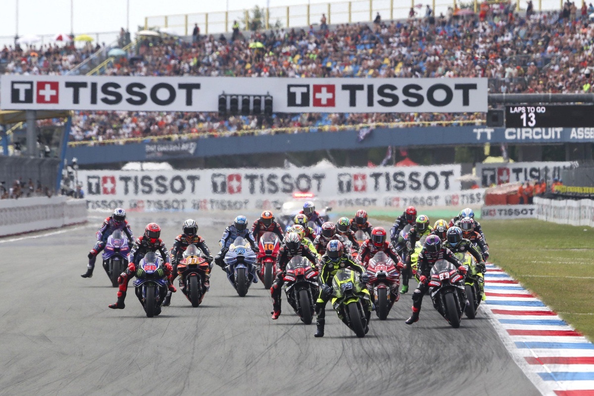 La parrilla de salida completa para el GP de Países Bajos de MotoGP 2026