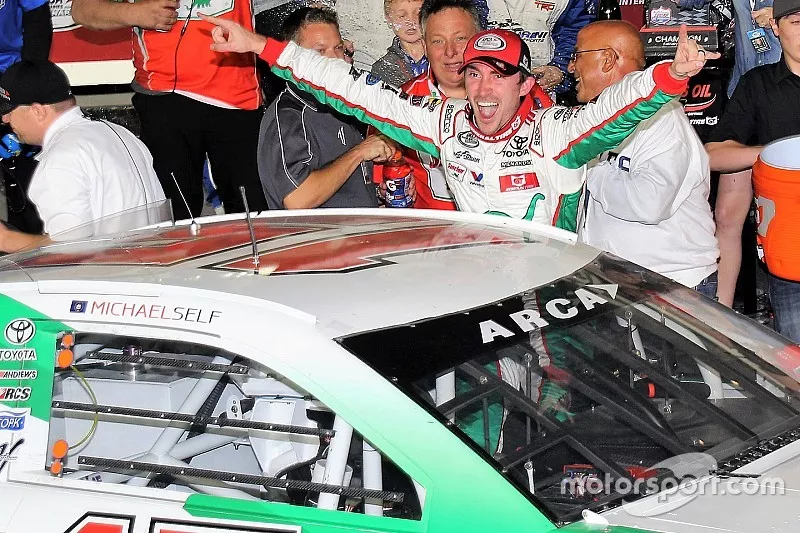 Race winner Michael Self