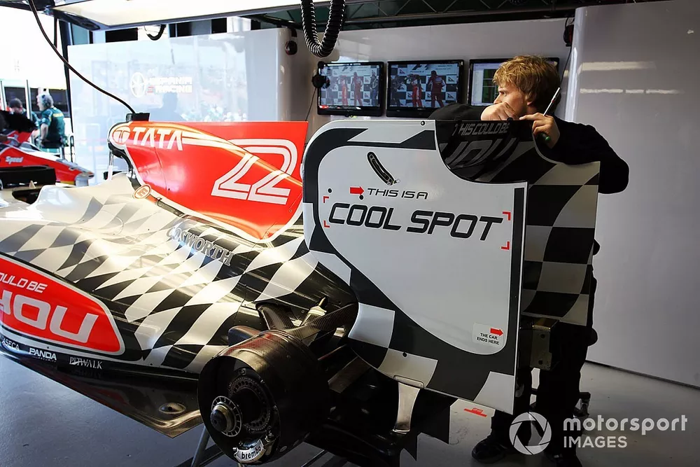 F1の奇妙なスポンサー3：資金難のHRTが苦し紛れに掲示した“広告募集”ロゴ