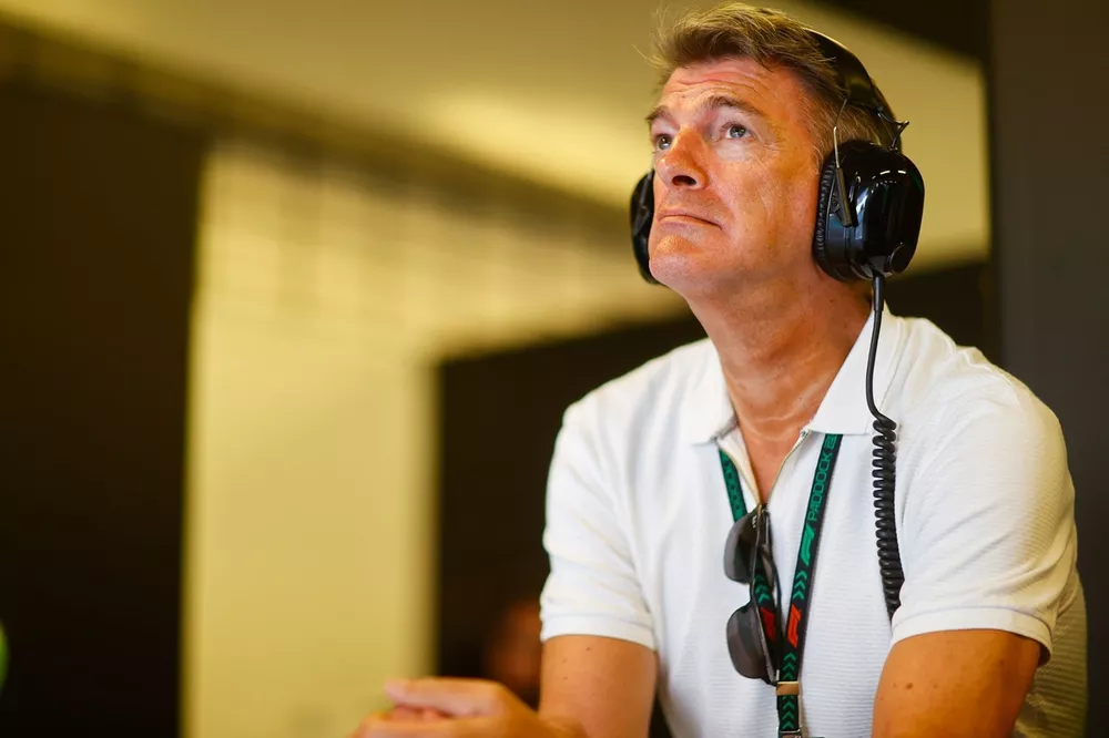 Graeme Lowdon in the Stake F1 Team KICK Sauber garage
