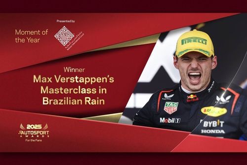 Verstappen gana el premio al Momento del Año de Autosport por su carrera en Brasil