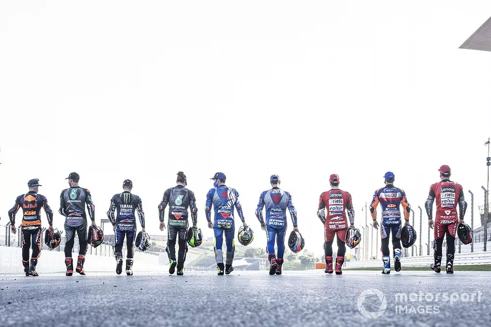 Nine winners of 2020: Maverick Vinales, Yamaha Factory Racing, Brad Binder, Red Bull KTM Factory Racing, Franco Morbidelli, Petronas Yamaha SRT, Andrea Dovizioso, Ducati Team, Joan Mir, Team Suzuki MotoGP, Miguel Oliveira, Red Bull KTM Tech 3, Alex Rins, Team Suzuki MotoGP, Danilo Petrucci, Ducati Team, Fabio Quartararo, Petronas Yamaha SRT