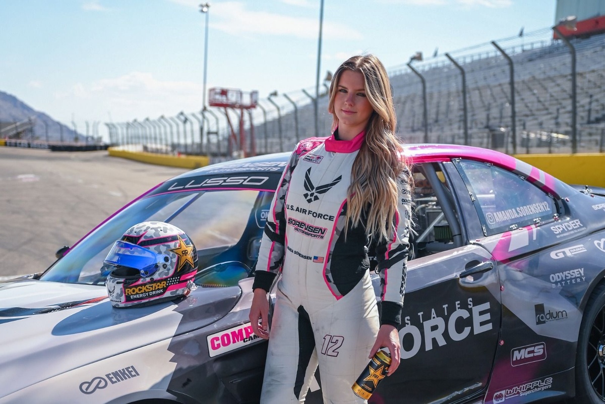image of "How 1000hp hooked Amanda Sorensen on the Formula DRIFT series"