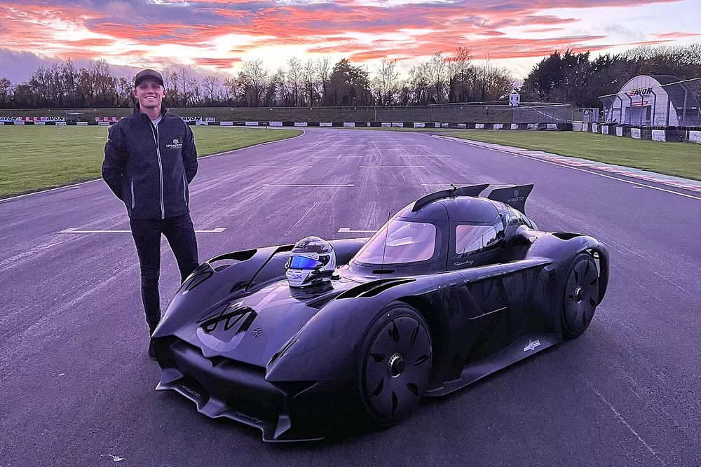 Max Chilton with the  McMurtry Sp&eacute;irling