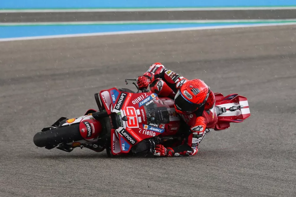 Marc Marquez shrugs off controversy over pitlane entry in Spanish MotoGP  sprint