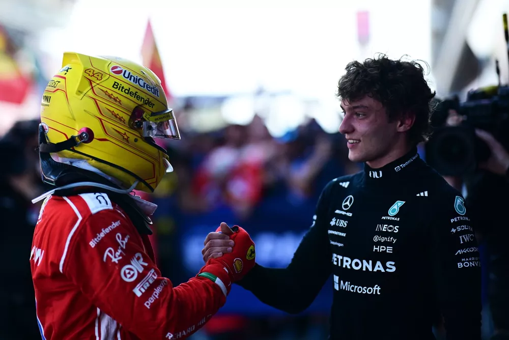 Andrea Kimi Antonelli, Mercedes, Lewis Hamilton, Ferrari