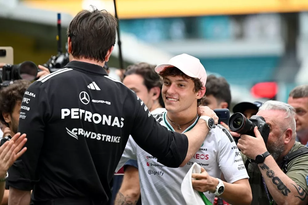 Andrea Kimi Antonelli, Mercedes, Toto Wolff, Mercedes