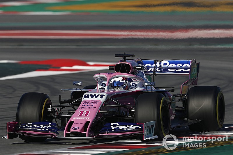 Perez betreurt weinige testkilometers met Racing Point in Barcelona