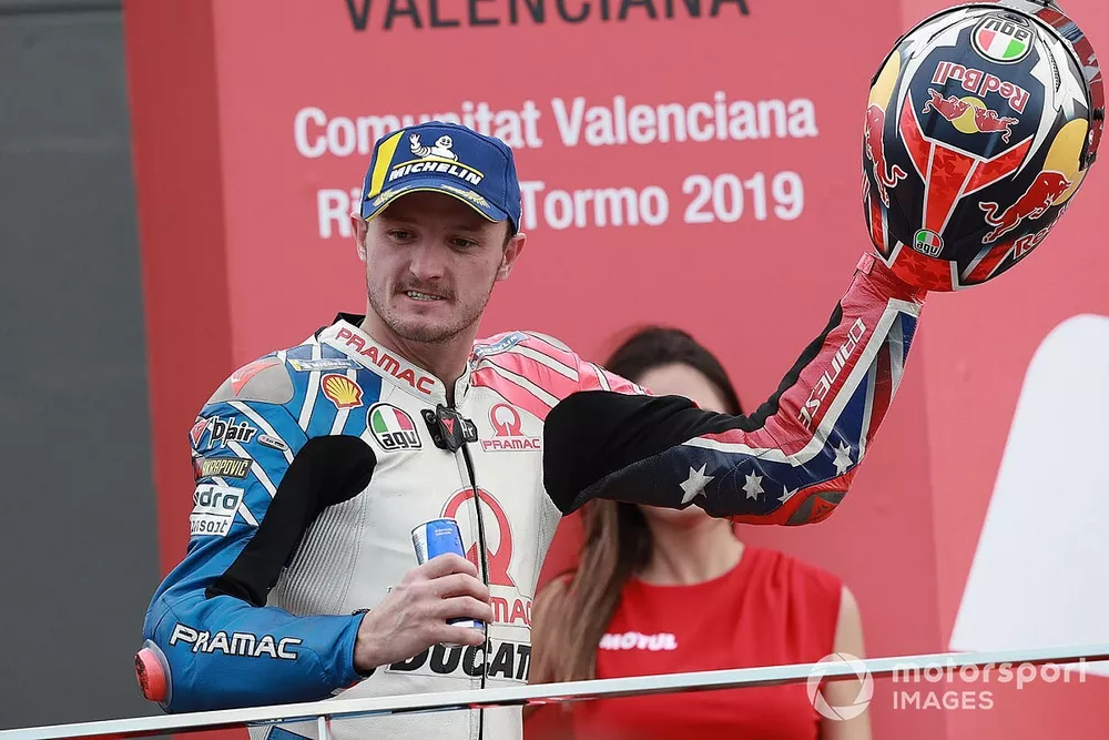 Podio: il terzo classificato Jack Miller, Pramac Racing
