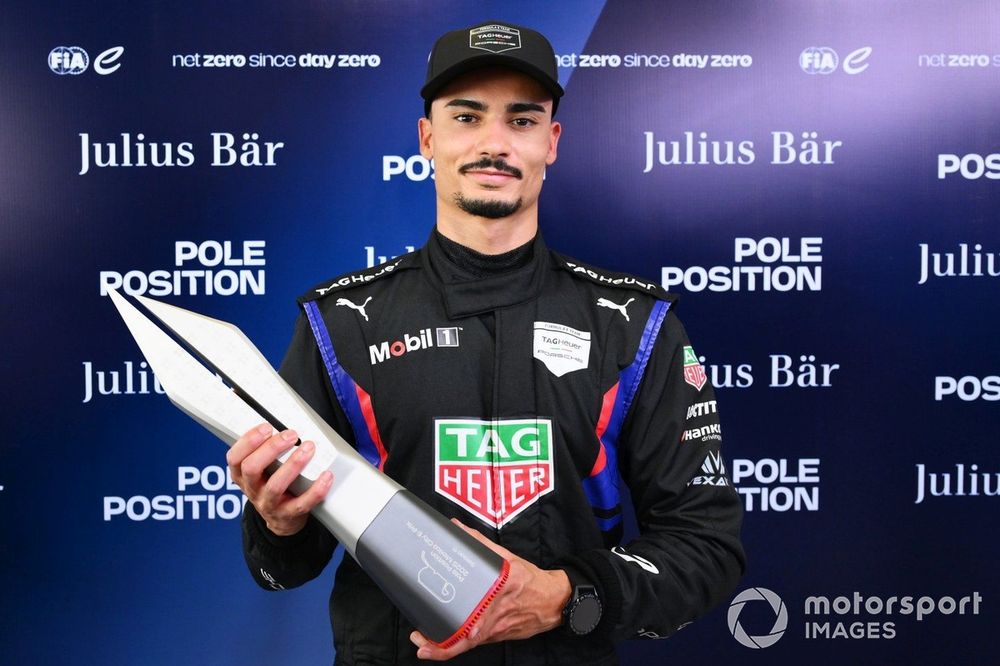 Pole position qualifier Pascal Wehrlein, Porsche Formula E Team 