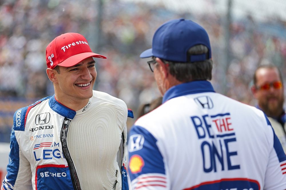 Alex Palou, Chip Ganassi Racing Honda, Victory Lane 