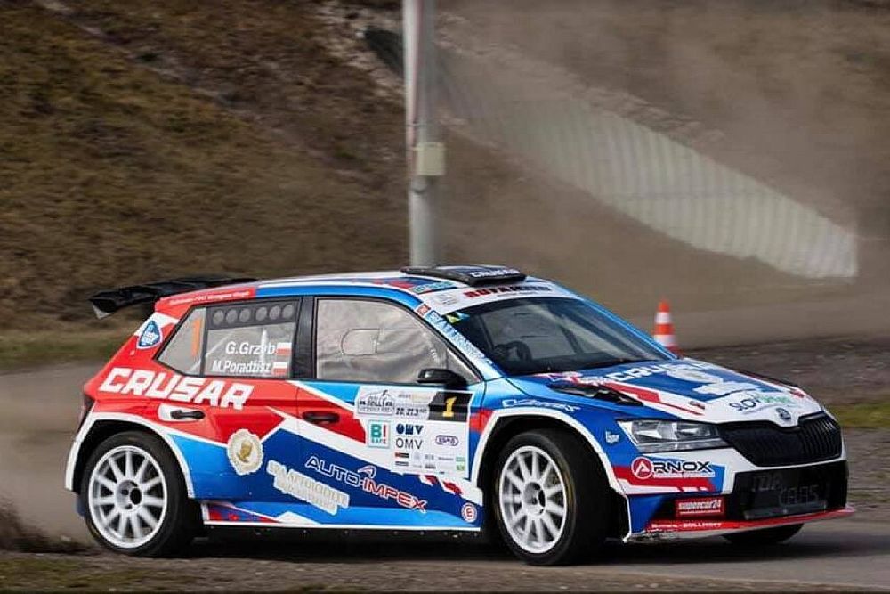 Grzegorz Grzyb, Michał Poradzisz, Skoda Fabia Rally2 evo