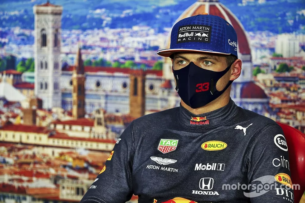 Max Verstappen, Red Bull Racing in the press conference