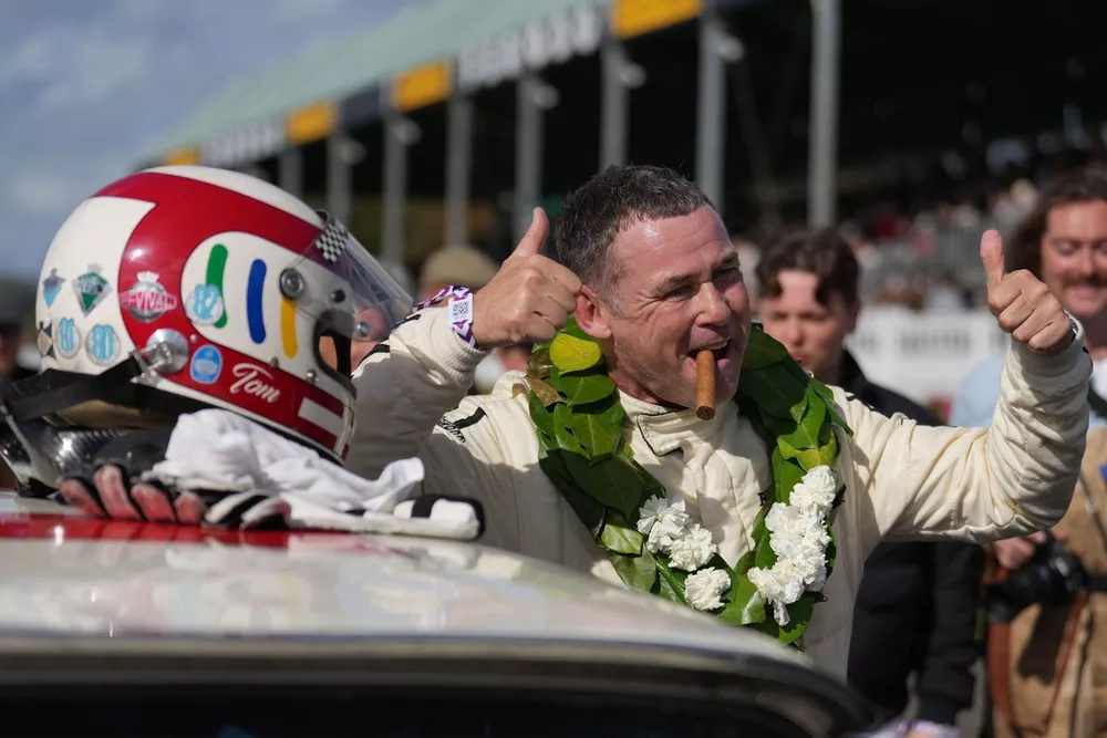 Race winner Kristensen, Goodwood St Mary's Trophy