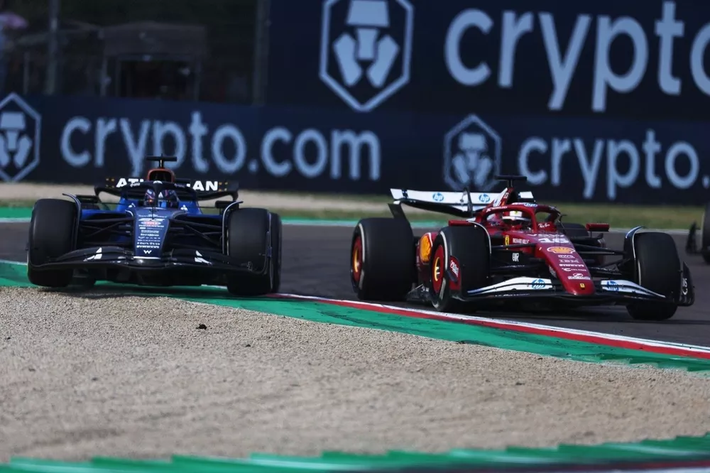 Charles Leclerc, Ferrari, Alexander Albon, Williams