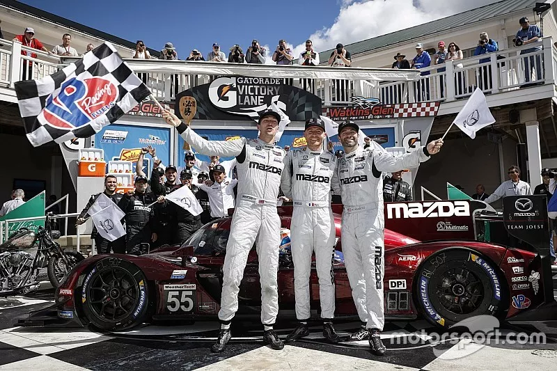 Race Winner #55 Mazda Team Joest Mazda DPi, DPi: Jonathan Bomarito, Harry Tincknell, Olivier Pla