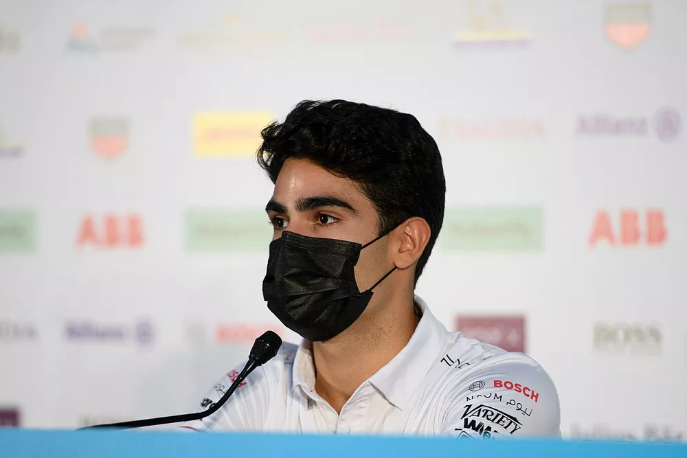 Sergio Sette Camara, Dragon Penske Autosport, in the Press Conference