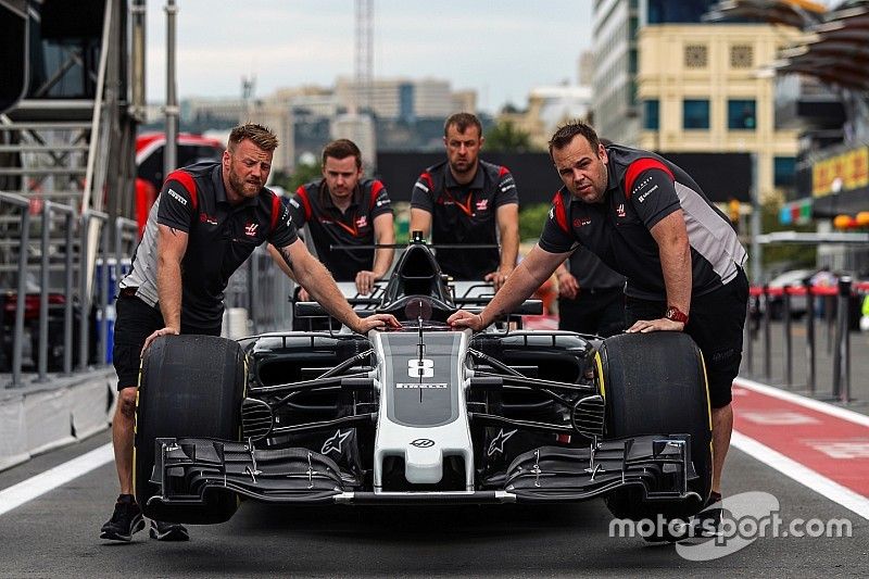 Haas F1 Mecánica en el coche de Romain Grosjean, Haas F1 Team VF-17