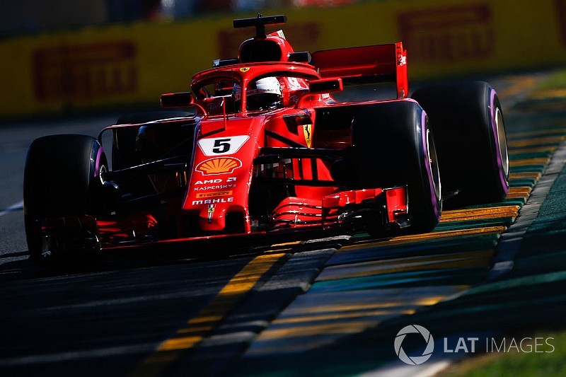 Melbourne, Libere 3: Vettel svetta con le slick dopo il bagnato