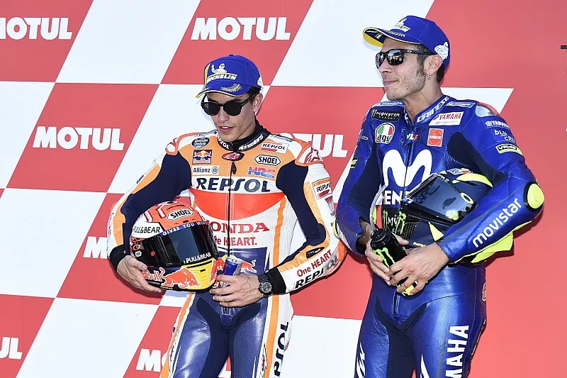 Marc Marquez, Repsol Honda Team, Valentino Rossi, Yamaha Factory Racing