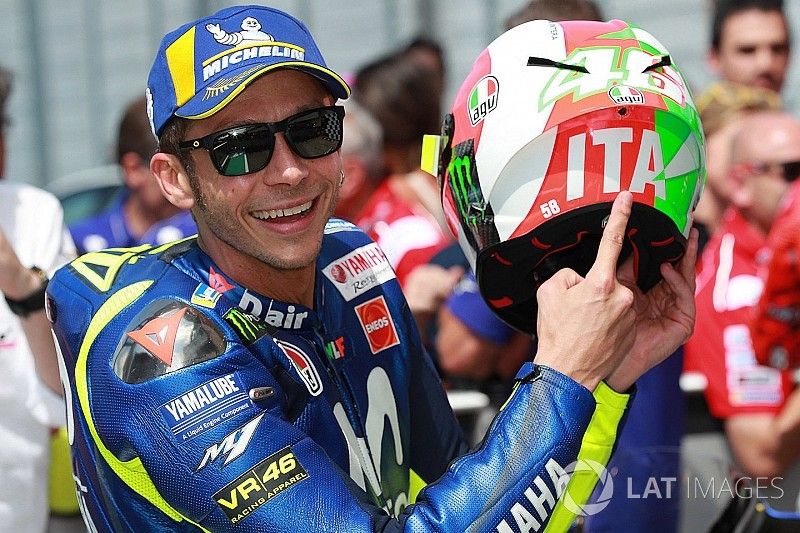 Polesitter Valentino Rossi, Yamaha Factory Racing