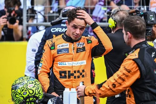 Norris admite que "pilotar como un monigote" fue el principio del fin