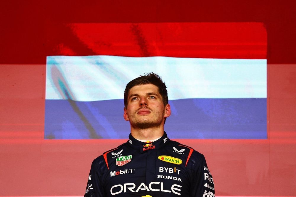 Race winner Max Verstappen, Red Bull Racing RB20
