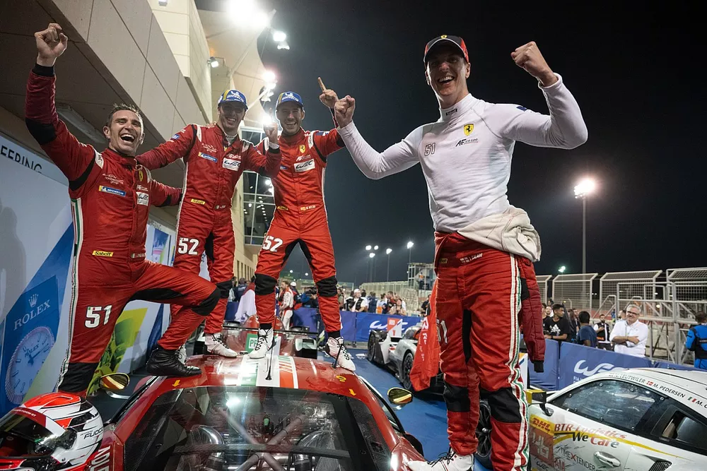 #51 AF Corse Ferrari 488 GTE Evo LMGTE Pro: Alessandro Pier Guidi, James Calado, #52 AF Corse Ferrari 488 GTE Evo LMGTE Pro: Miguel Molina, Antonio Fuoco