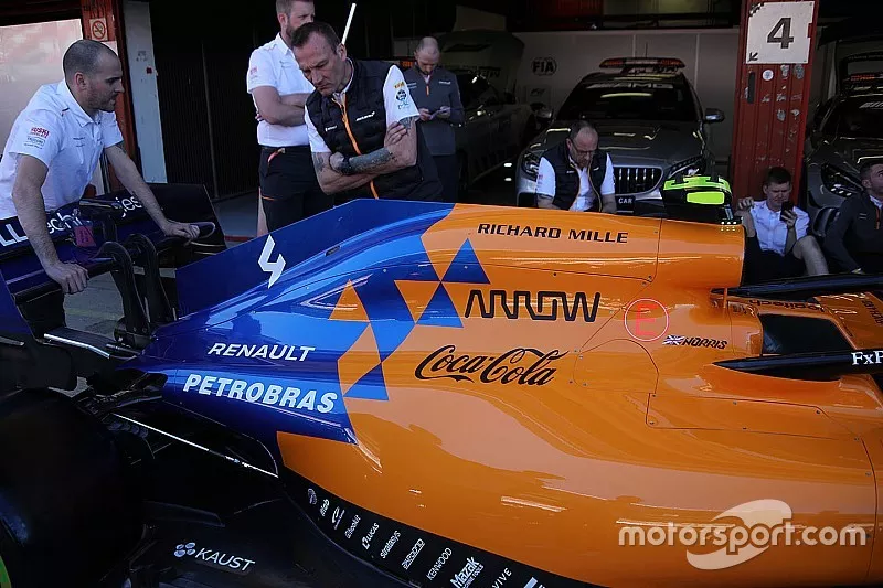 D&eacute;tail technique de la McLaren