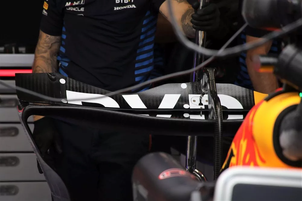 Detalle t&eacute;cnico del Red Bull Racing RB20