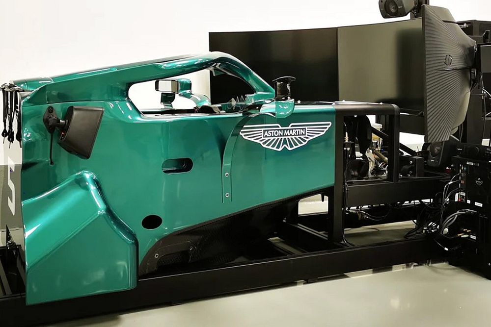 Sebastian Vettel simulator