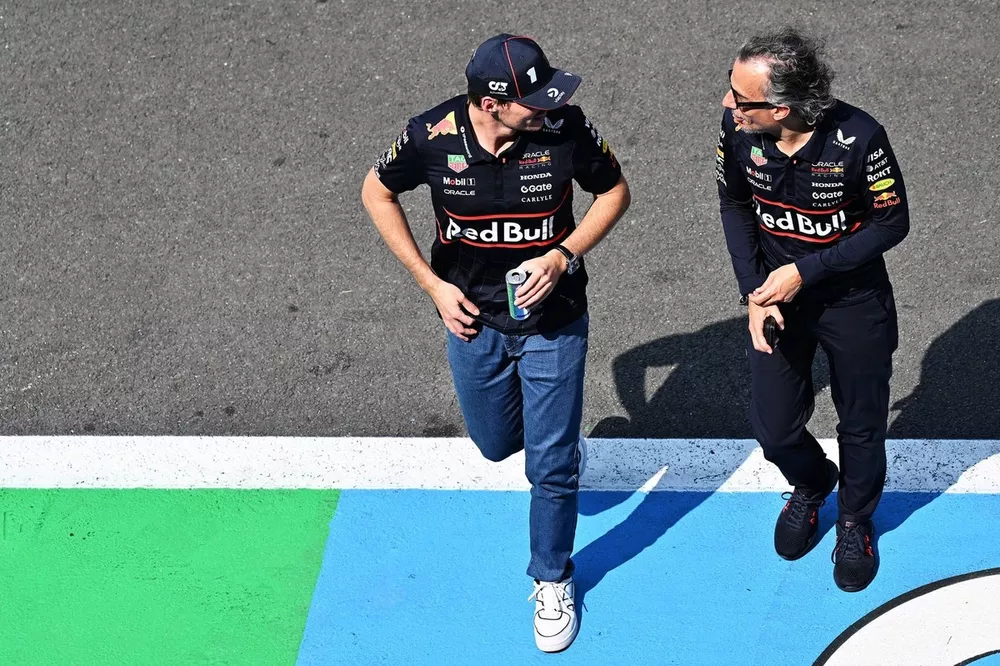 Max Verstappen, Red Bull Racing, Laurent Mekies, Red Bull Racing Team Principal