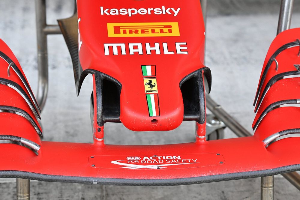 Ferrari SF21 front nose detail