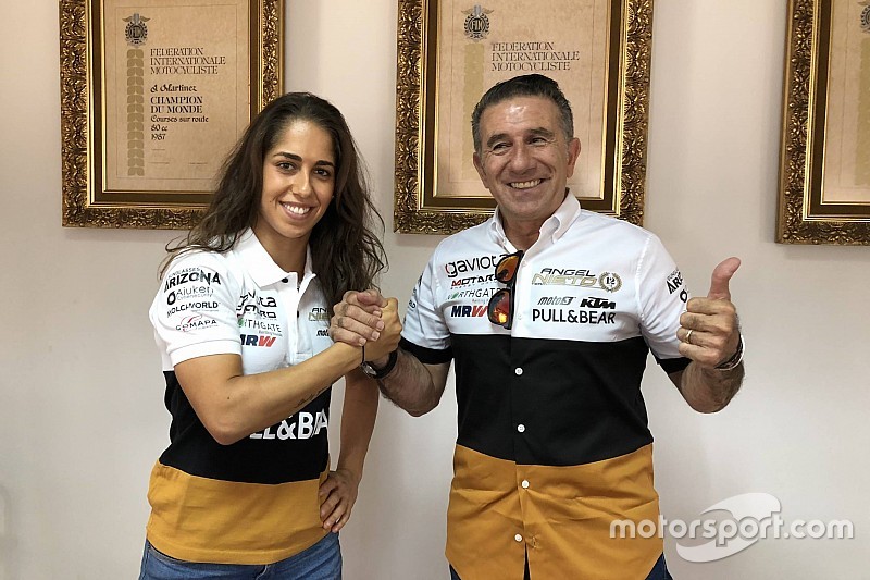 Ufficiale: nel 2019 Maria Herrera correrà in MotoE con il team Angel Nieto