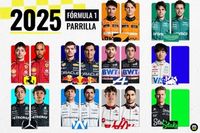 La parrilla de la F1 2025: pilotos confirmados y opciones