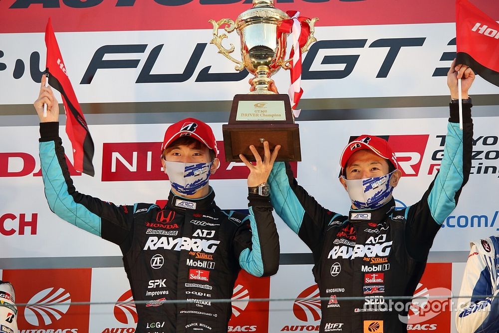 山本尚貴 Naoki Yamamoto、牧野任祐 Tadasuke Makino（#100 RAYBRIG NSX-GT）