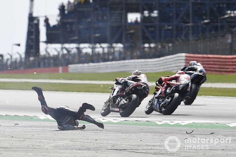 Accidente de Fabio Quartararo, Petronas Yamaha SRT 