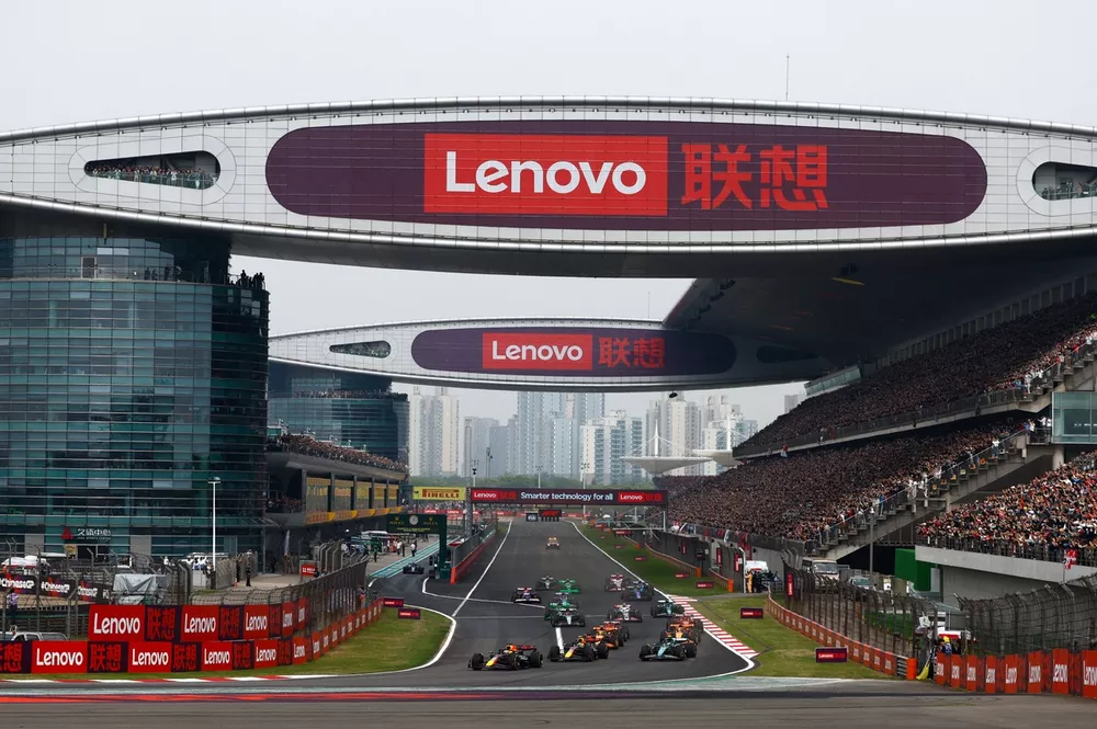 Salida del Gran Premio de China 2024 de Fórmula a