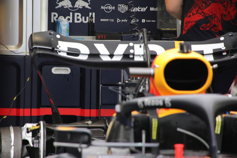 Detalle técnico del Red Bull Racing RB18