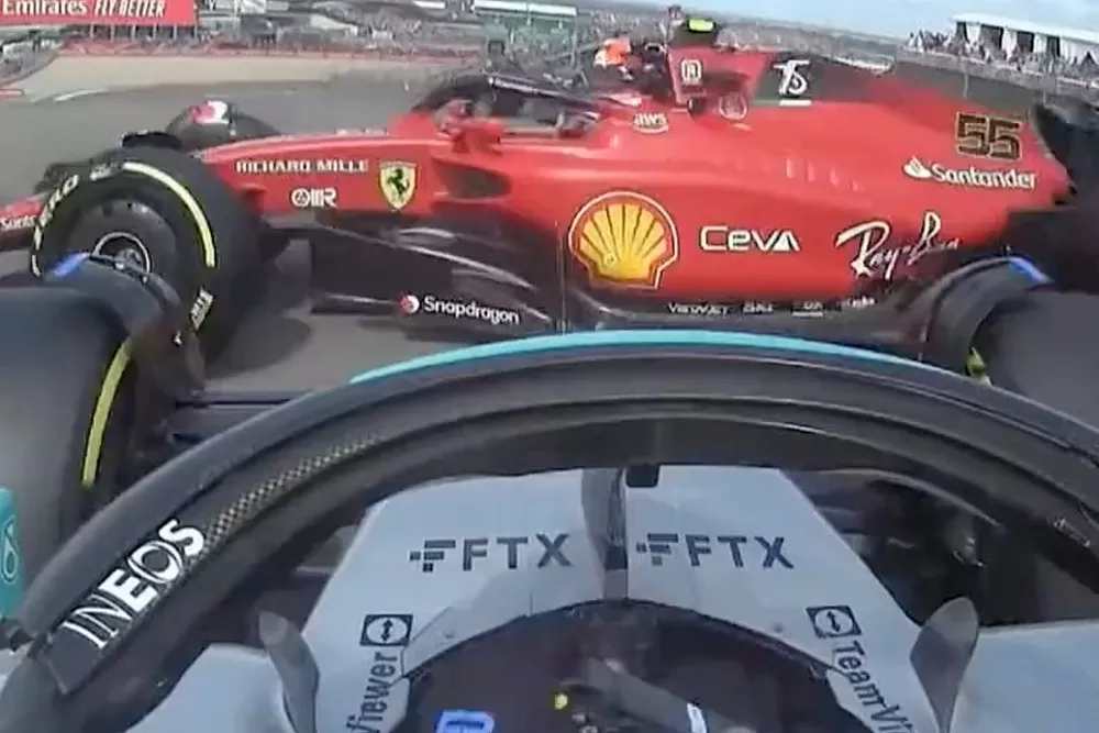 Russell golpea a Sainz en Austin