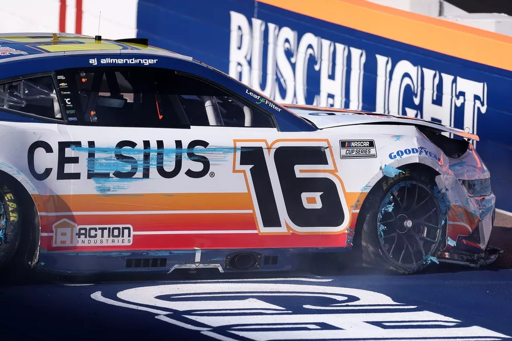 A.J. Allmendinger crash, Kaulig Racing Chevrolet